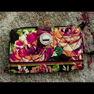Vera Bradley pink floral wallet